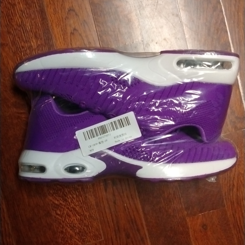 Flarut, size 8, purple running shoe